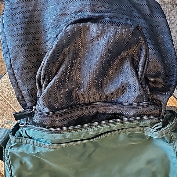 Prada Green Nylon Shoulder Bag - Picture 13 of 16